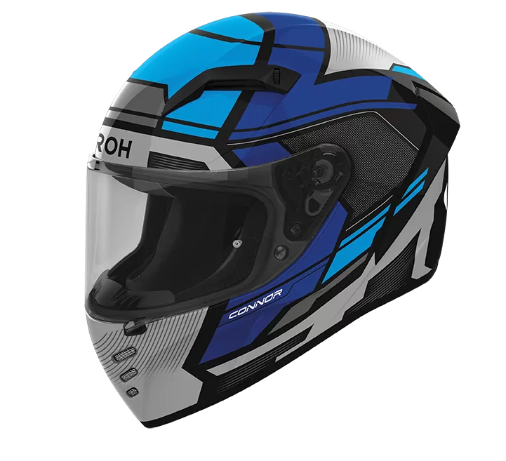 CASCO AIROH CONNOR EGO BLUE GLOSS