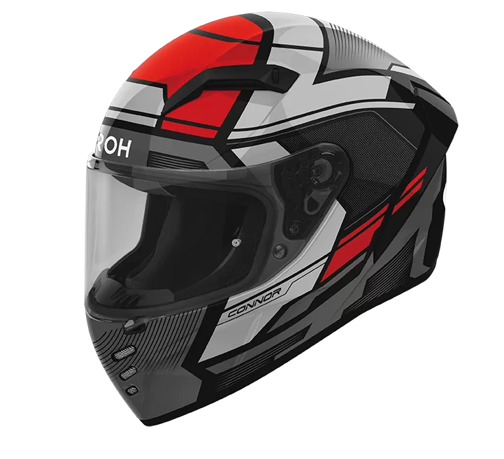 CASCO AIROH CONNOR EGO RED GLOSS