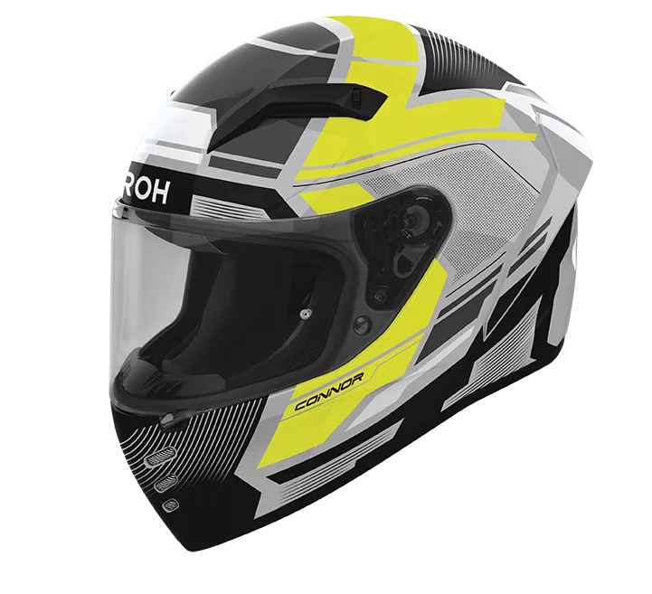 CASCO AIROH CONNOR EGO YELLOW GLOSS