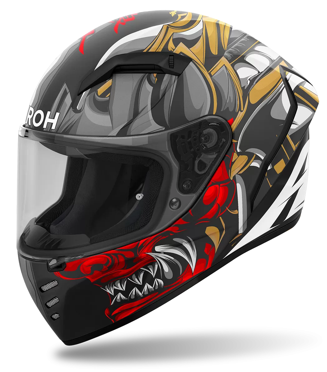 CASCO AIROH CONNOR SAMURAI MATT