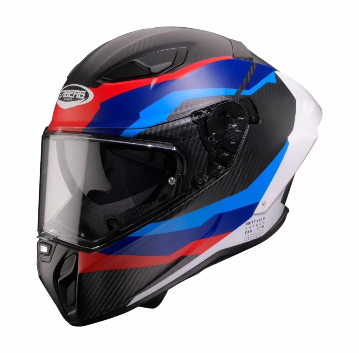 CASCO CABERG DRIFT EVO II MATT CARBON MSPORT - L