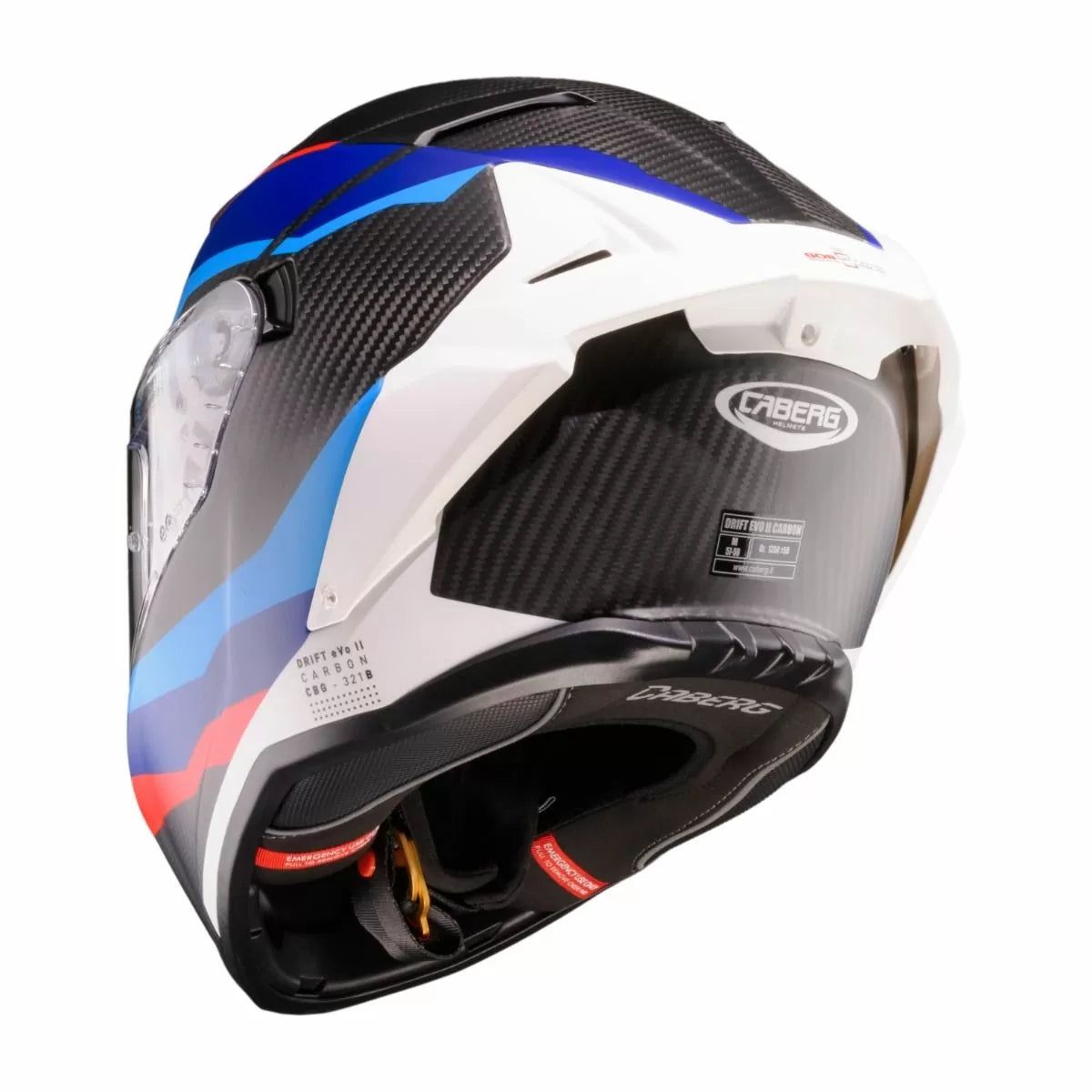 CASCO CABERG DRIFT EVO II MATT CARBON MSPORT - L