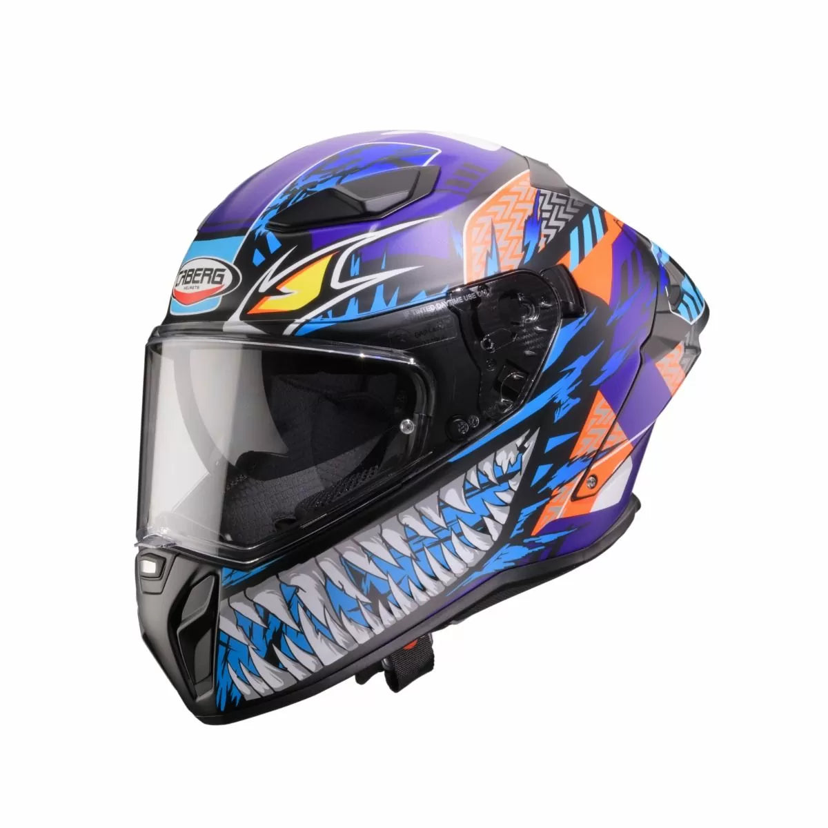 CASCO CABERG DRIFT EVO II NOBO MATT BLACK/RED FL