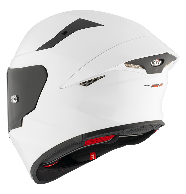 CASCO KYT TT-REVO PLAIN WHITE