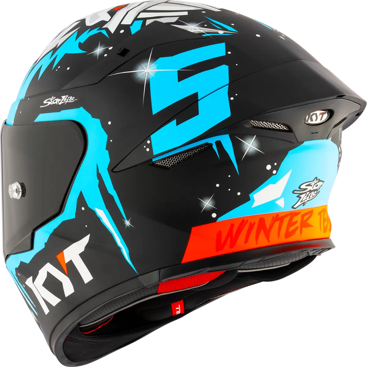 CASCO KYT TT-REVO REPLICA MASIA WINTER TEST MATT