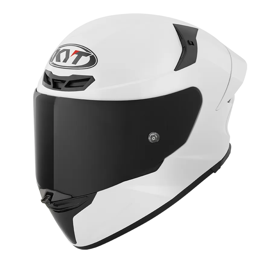 CASCO KYT TT-REVO PLAIN WHITE