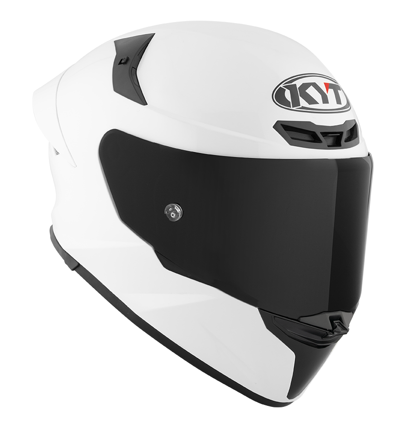 CASCO KYT TT-REVO PLAIN WHITE