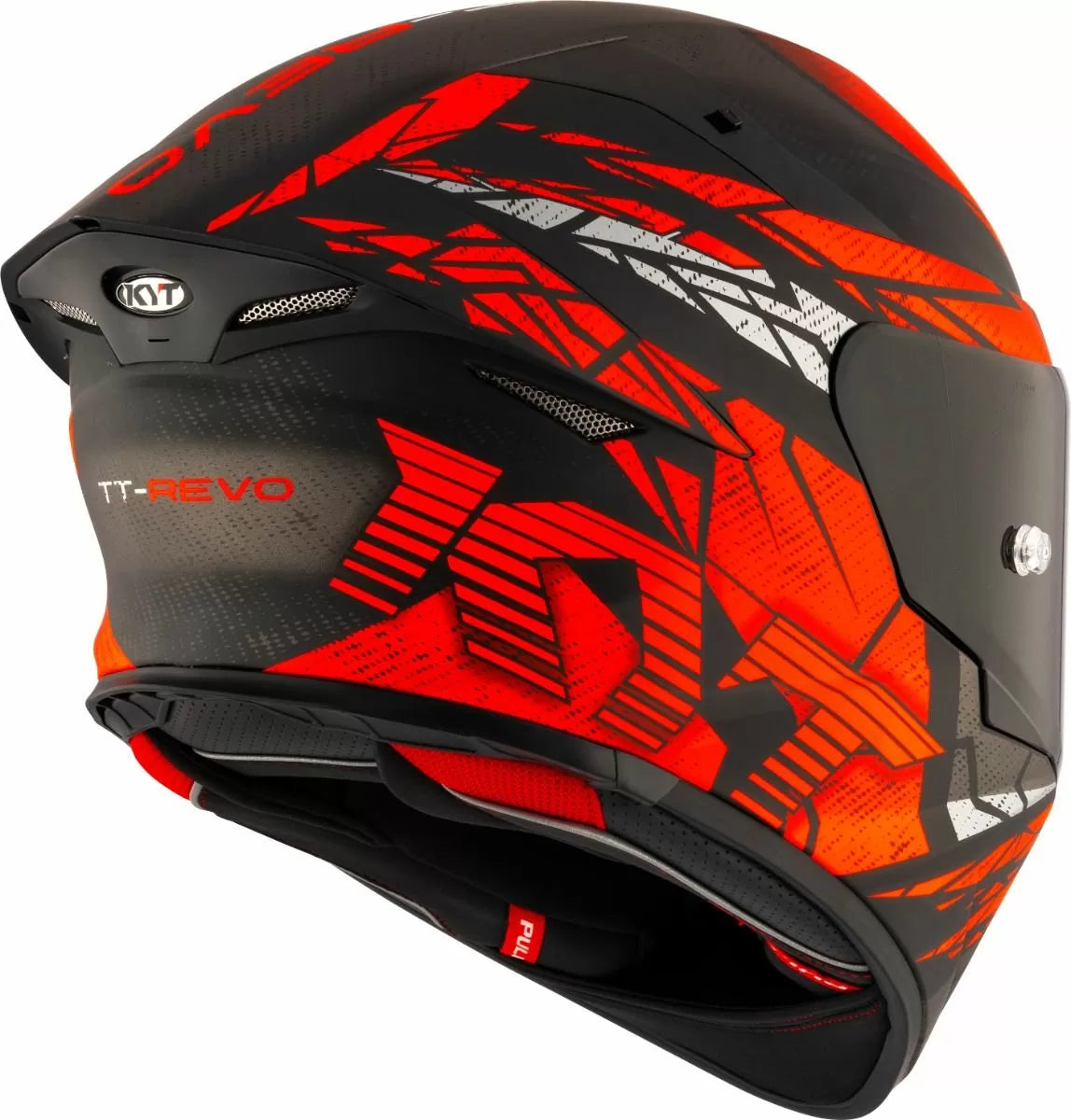 CASCO KYT TT-REVO COMBUSTION MATT RED