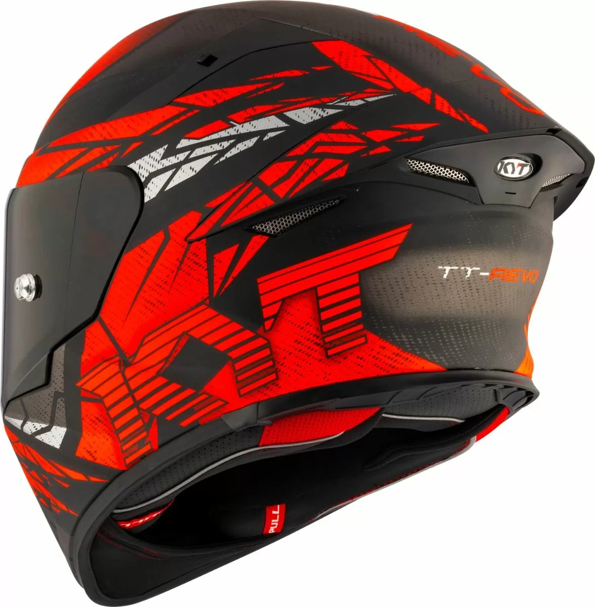 CASCO KYT TT-REVO COMBUSTION MATT RED