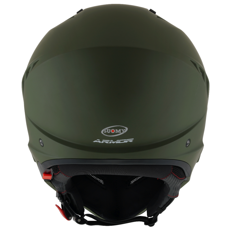 CASCO SUOMY ARMOR PLAIN MATT ARMY GREEN E06