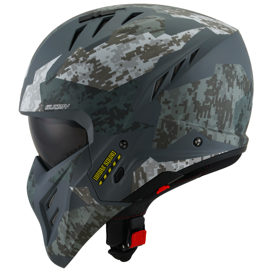 CASCO SUOMY ARMOR URBAN SQUAD CAMOUFLAGE MATT GREY E06