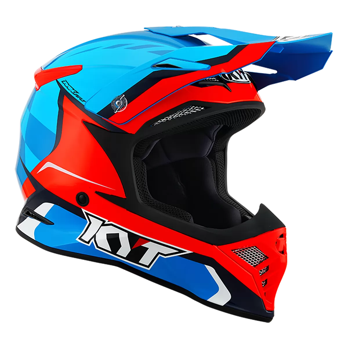 CASCO KYT SKYHAWK GLOWING BLUE/ORANGE FLUO