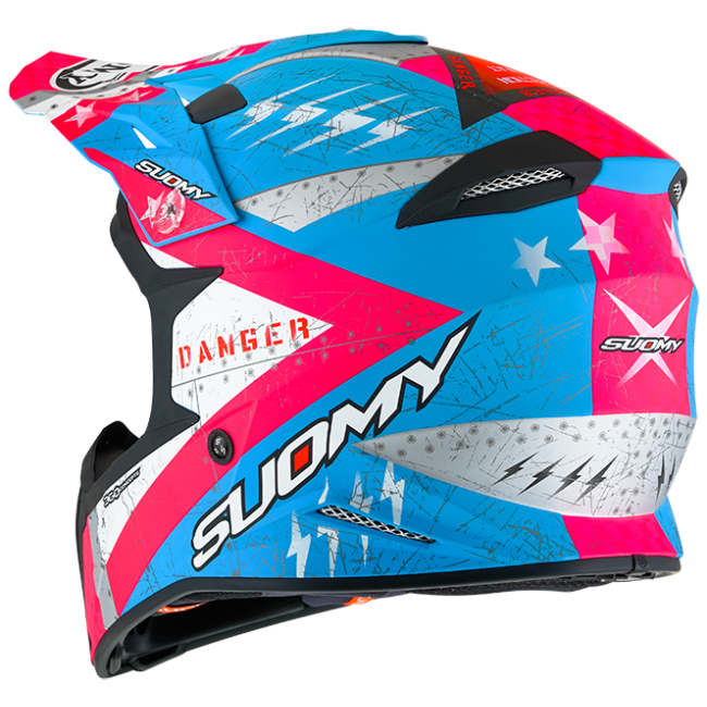 CASCO SUOMY X-WING JETFIGHTER MATT PINK