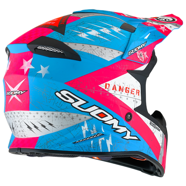 CASCO SUOMY X-WING JETFIGHTER MATT PINK
