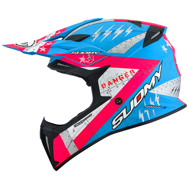 CASCO SUOMY X-WING JETFIGHTER MATT PINK