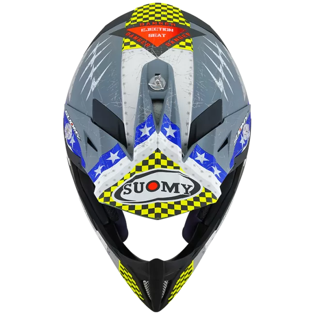 CASCO SUOMY X-WING JETFIGHTER MATT BLUE