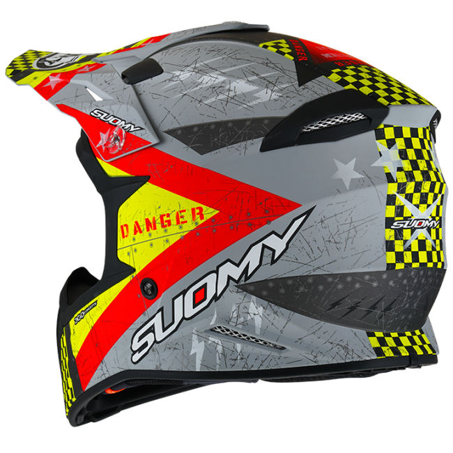 CASCO SUOMY X-WING JETFIGHTER MATT RED