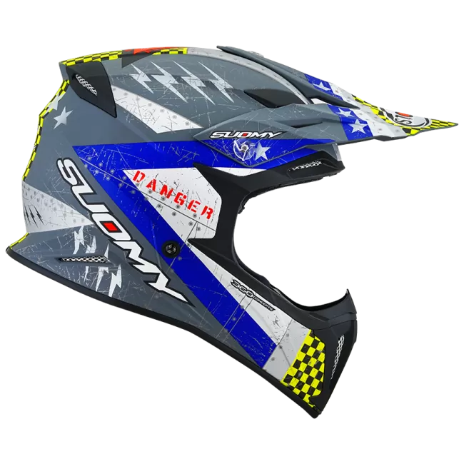 CASCO SUOMY X-WING JETFIGHTER MATT BLUE