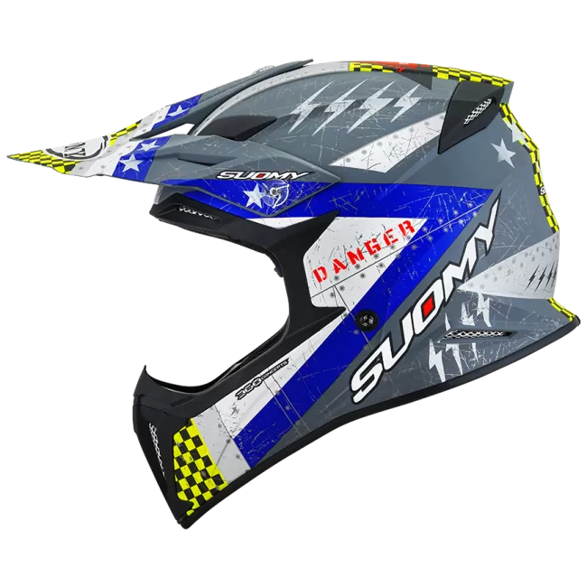 CASCO SUOMY X-WING JETFIGHTER MATT BLUE
