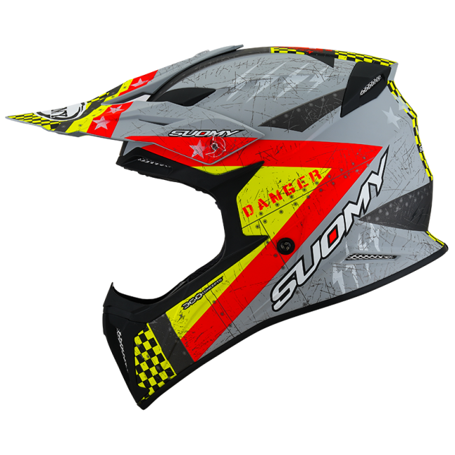 CASCO SUOMY X-WING JETFIGHTER MATT RED