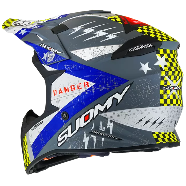 CASCO SUOMY X-WING JETFIGHTER MATT BLUE