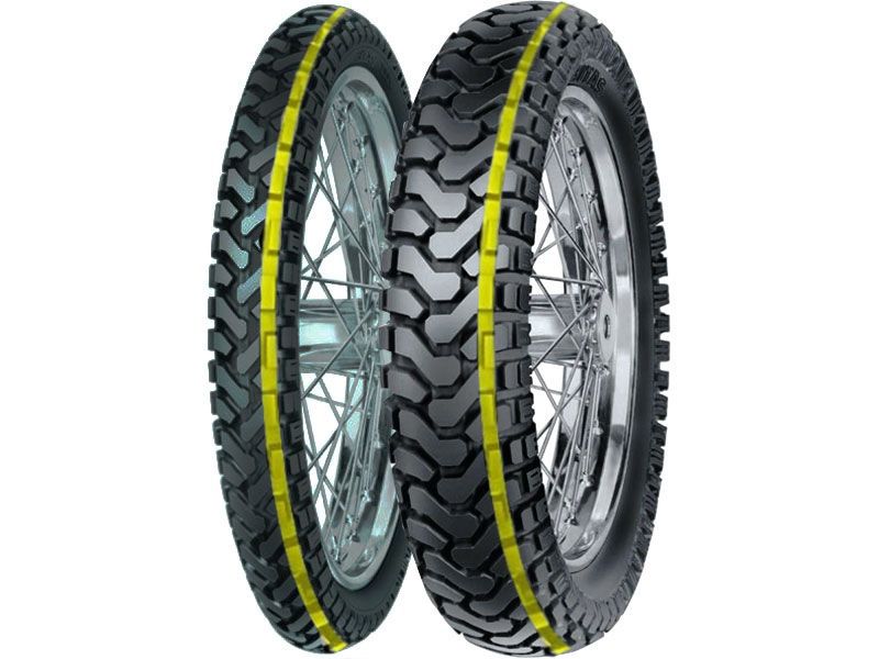 NEUMÁTICO MITAS 120/70B19 E-07+ M+S DAKAR 60 T TL AMARILLO