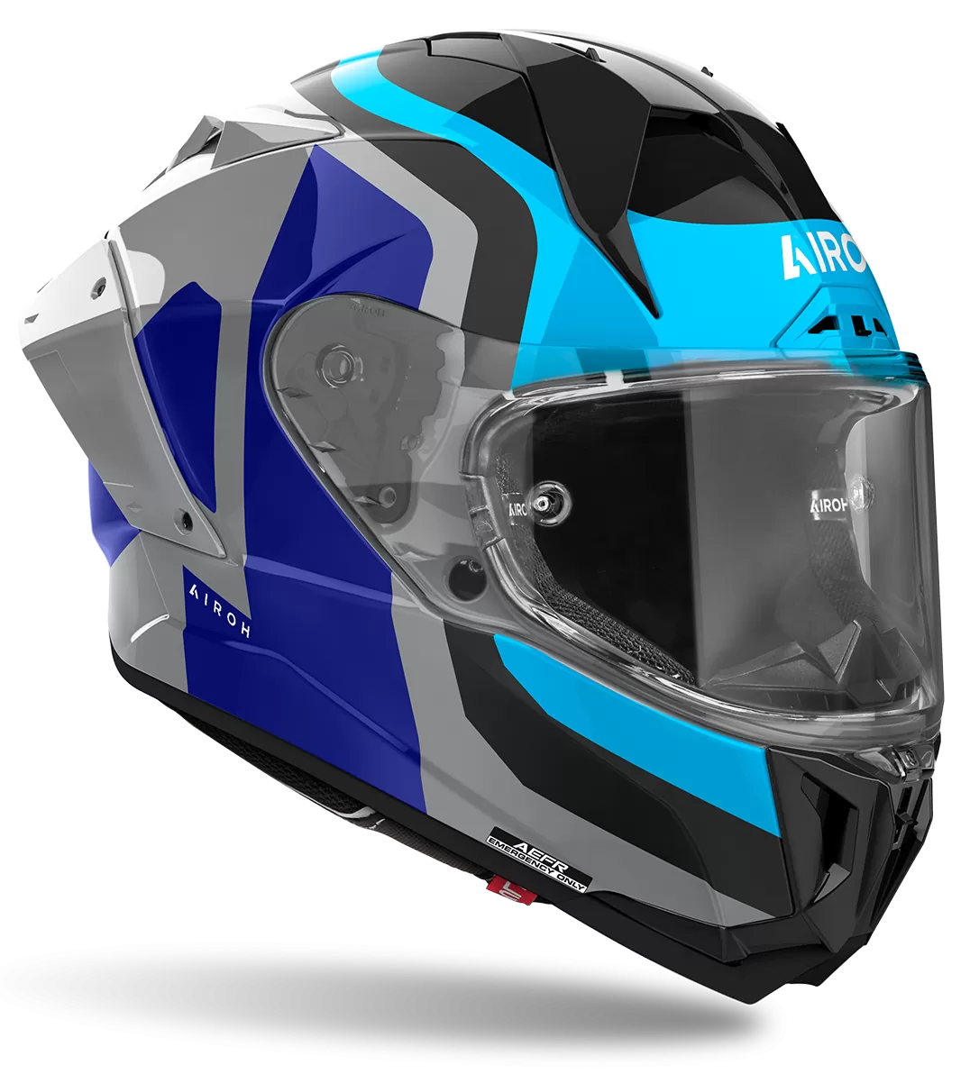 CASCO AIROH GP800 COMPETITION BLUE GLOSS