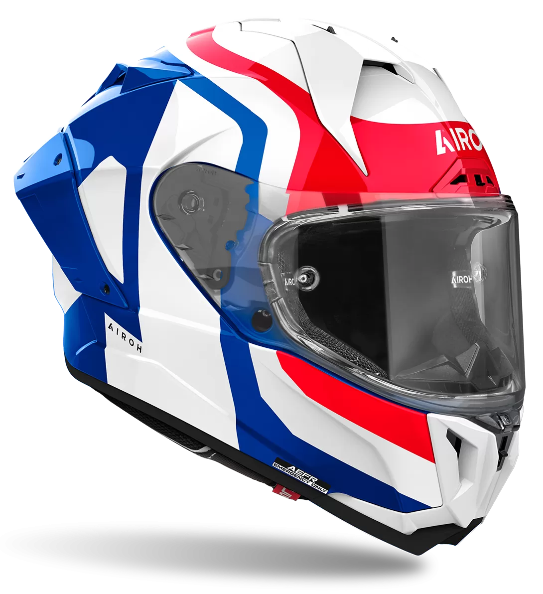 CASCO AIROH GP800 COMPETITION BLUE/RED GLOSS