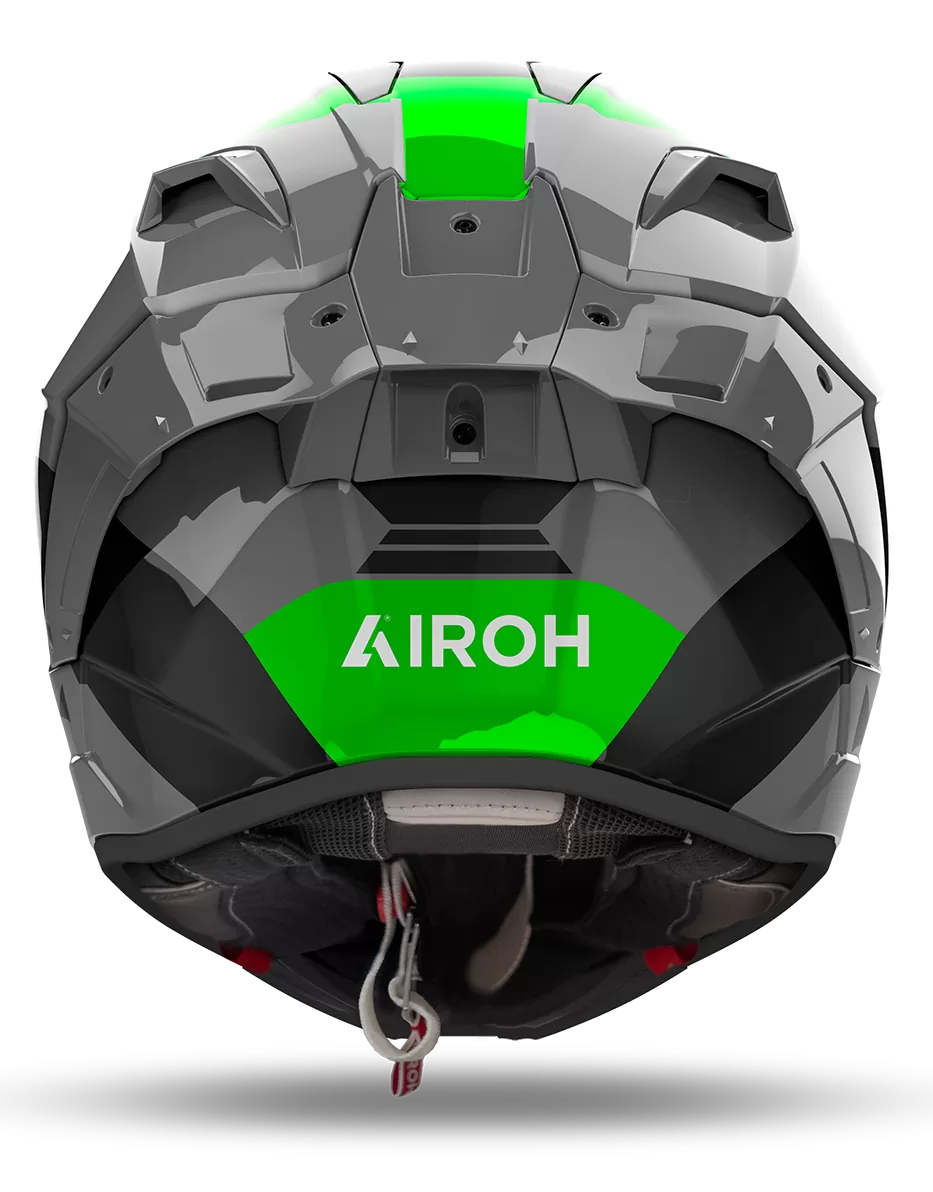 CASCO AIROH GP800 COMPETITION GREEN FLUO GLOSS