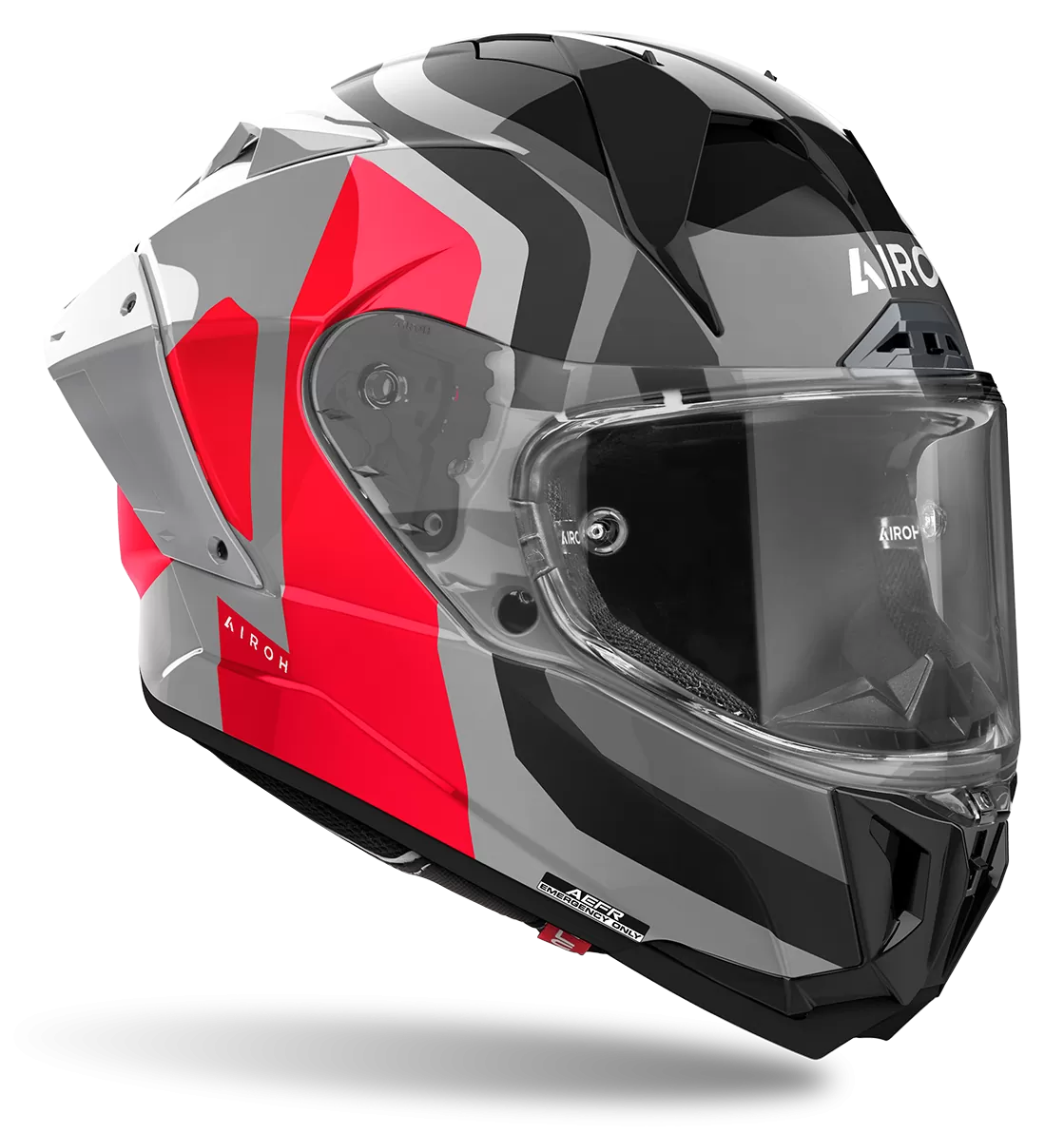 CASCO AIROH GP800 COMPETITION RED GLOSS