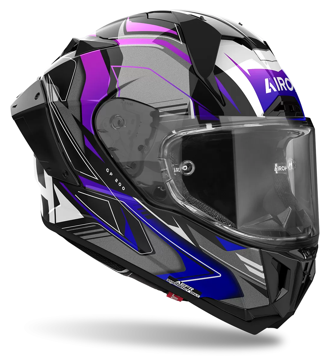 CASCO AIROH GP800 MUST BLUE GLOSS