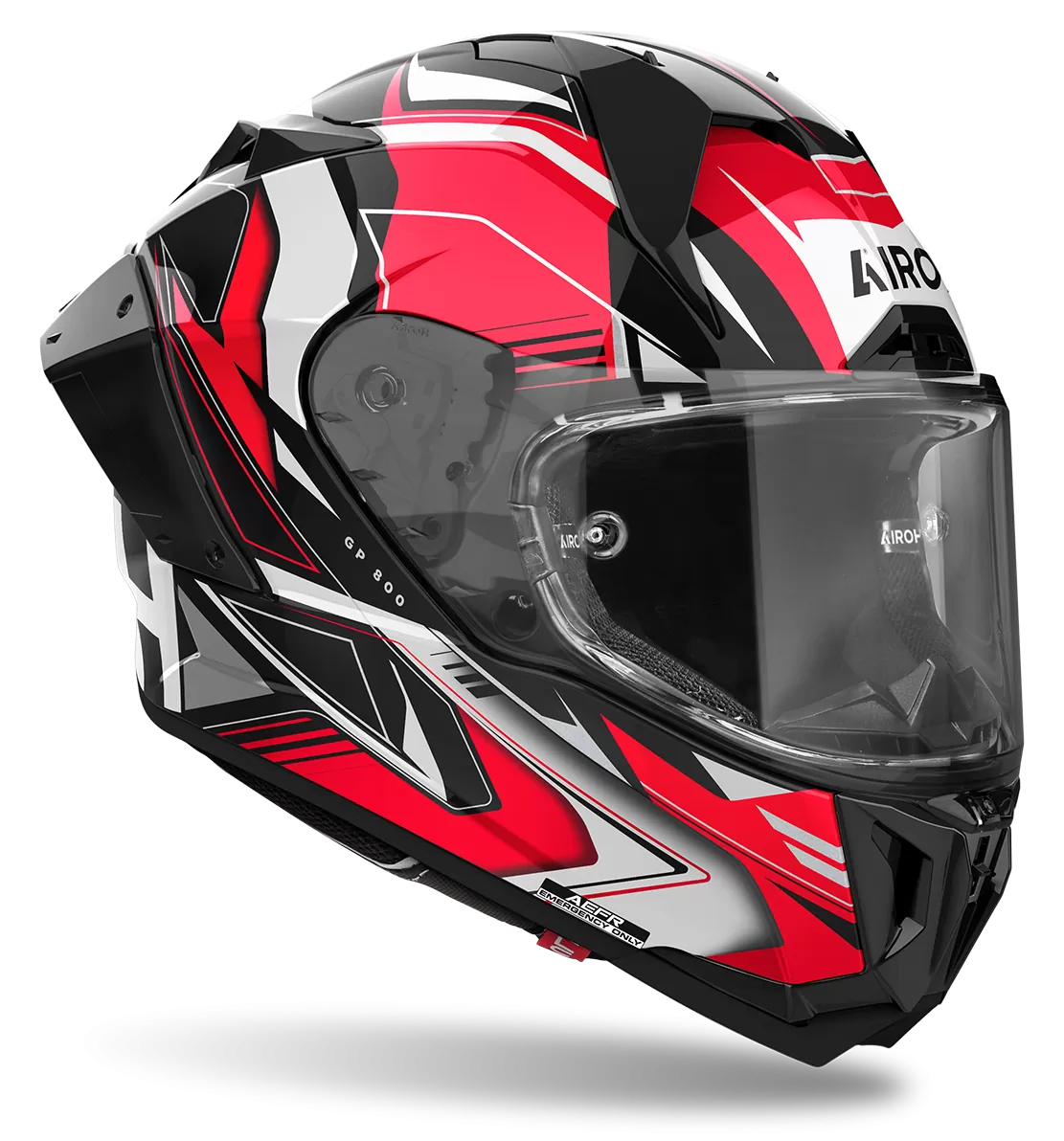 CASCO AIROH GP800 MUST RED GLOSS