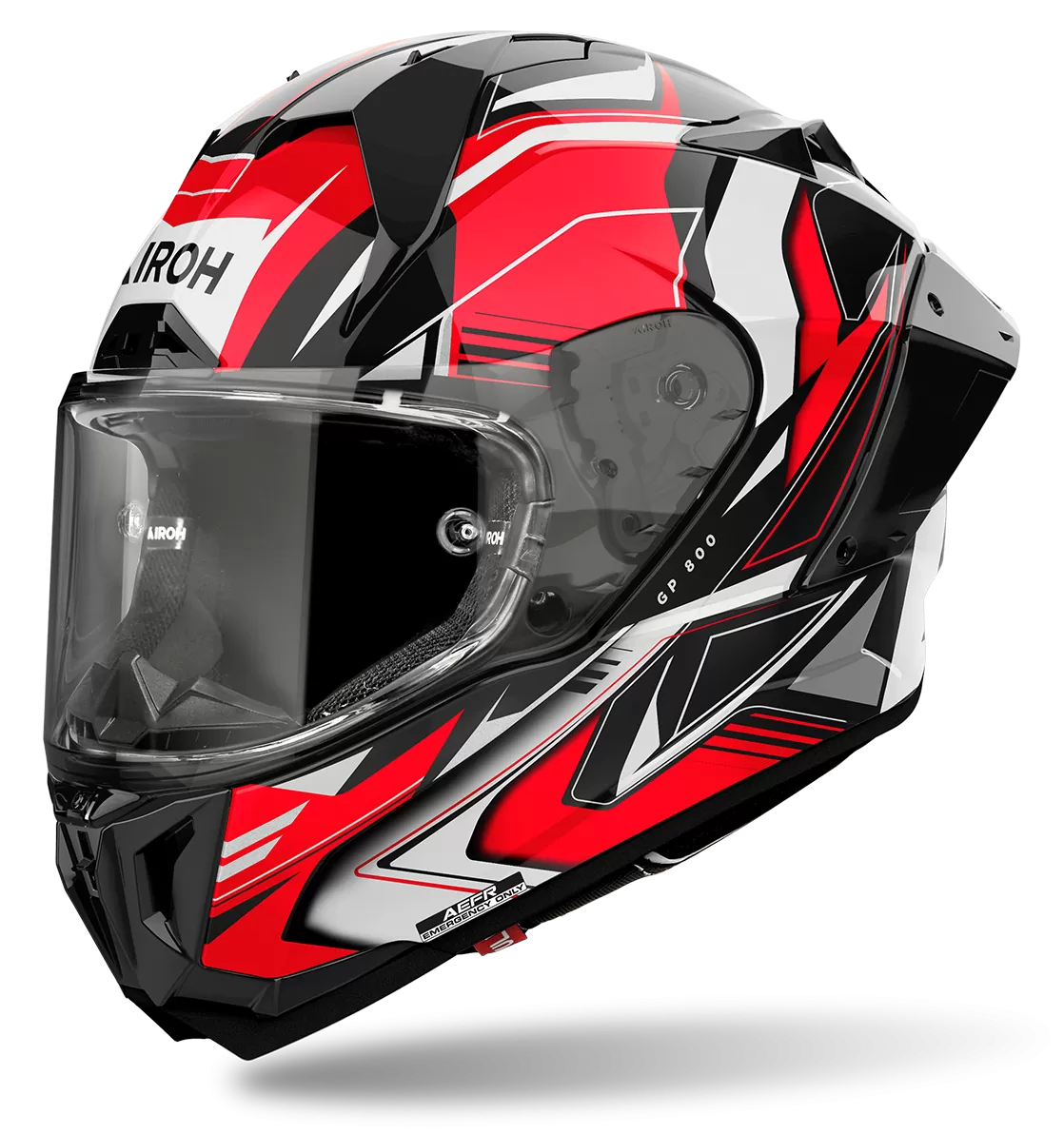 CASCO AIROH GP800 MUST RED GLOSS