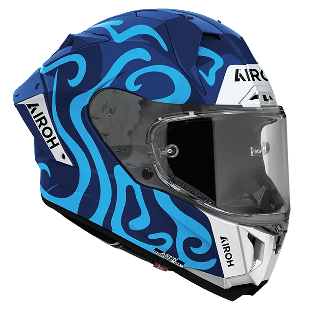 CASCO AIROH GP800 SWAIN BLUE GLOSS