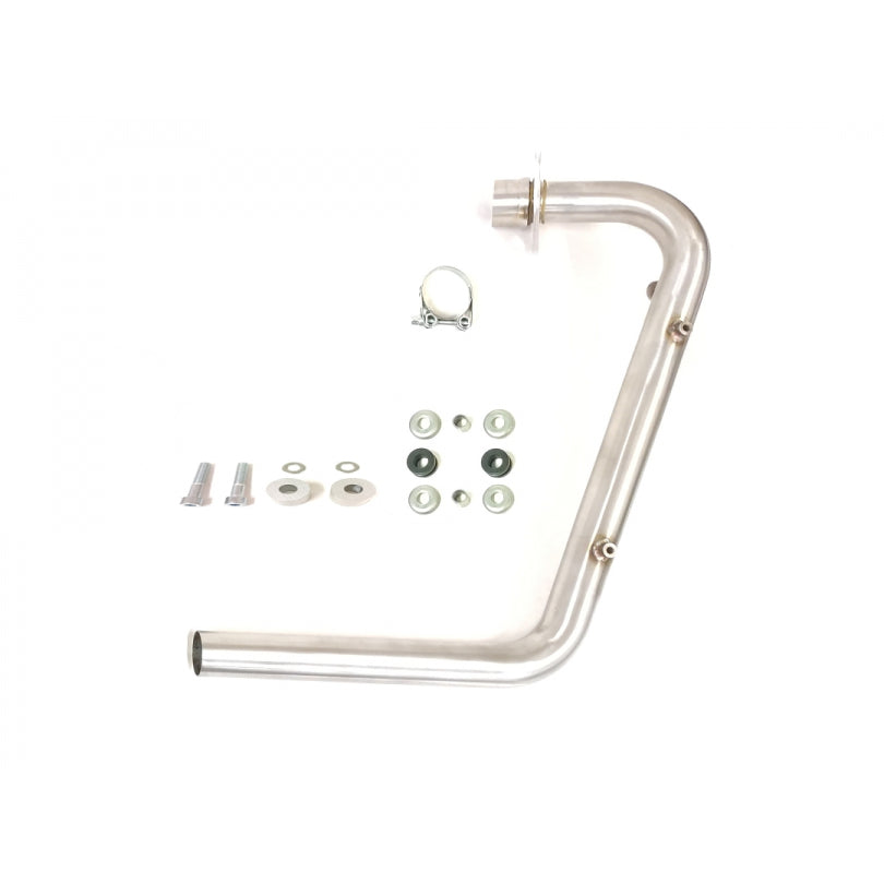 ESCAPE IXIL FULL SYSTEM - IRONHEAD ROUND MATT INOX - BENELLI IMPERIALE 400 (P09)