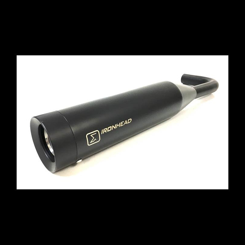 ESCAPE IXIL SLIP ON (LEFT MUFFLER) - IRONHEAD ROUND BLACK - TRIUMPH BOBBER 17-20 (DV01 DV01A)