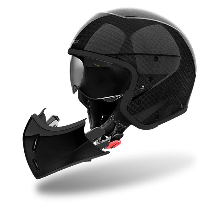 CASCO AIROH J110 CARBON GLOSS