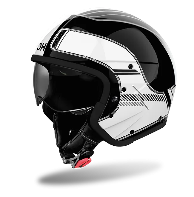 CASCO AIROH J110 RASTER WHITE GLOSS