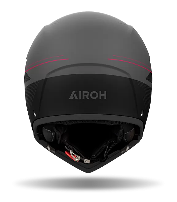 CASCO AIROH J110 SLIM RED GLOSS
