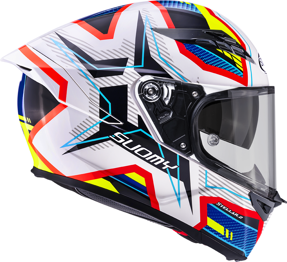 CASCO SUOMY STELLAR 2 BLACKSTAR WHITE/BLUE