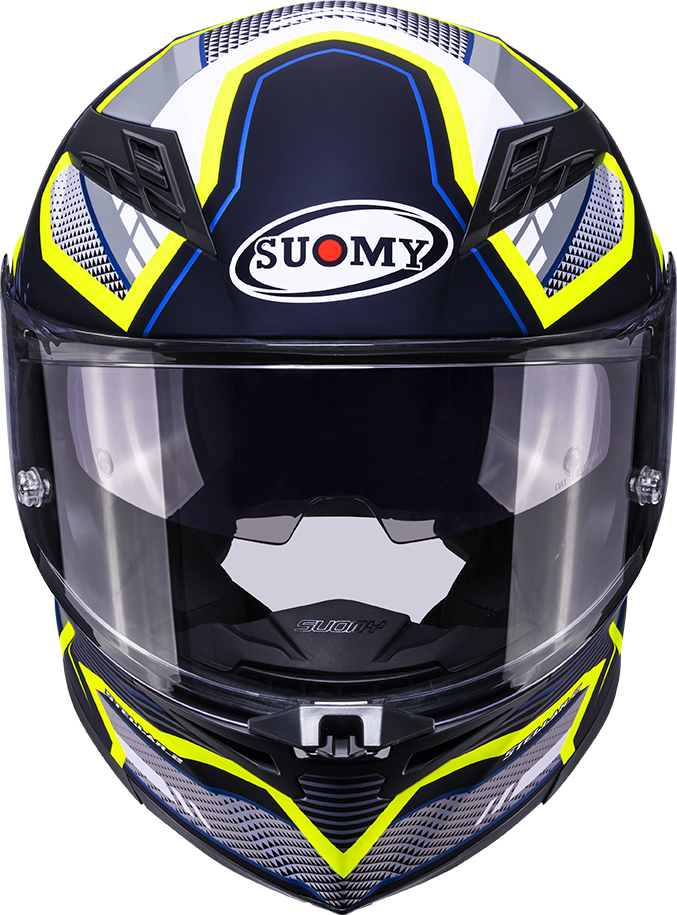 CASCO SUOMY STELLAR 2 BLACKSTAR MATT BLACK/YELLOW
