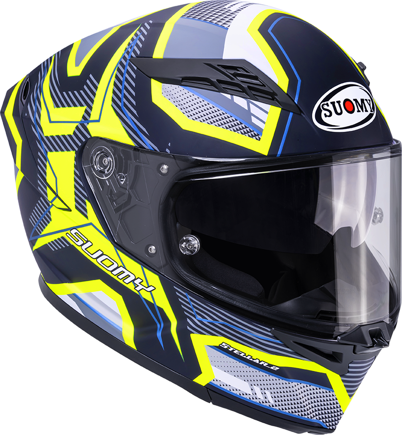 CASCO SUOMY STELLAR 2 BLACKSTAR MATT BLACK/YELLOW