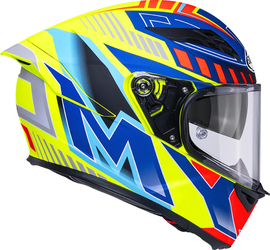 CASCO SUOMY STELLAR 2 DEEPSPACE MATT YELLOW/BLUE