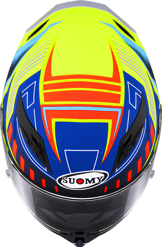 CASCO SUOMY STELLAR 2 DEEPSPACE MATT YELLOW/BLUE