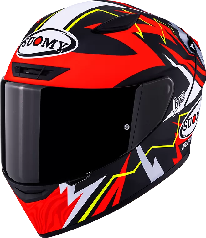 CASCO SUOMY TRACK-1 REPLICA SAM LOWES 2025 MATT RED