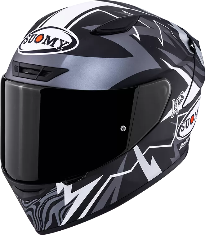 CASCO SUOMY TRACK-1 REPLICA SAM LOWES 2025 MATT BLACK