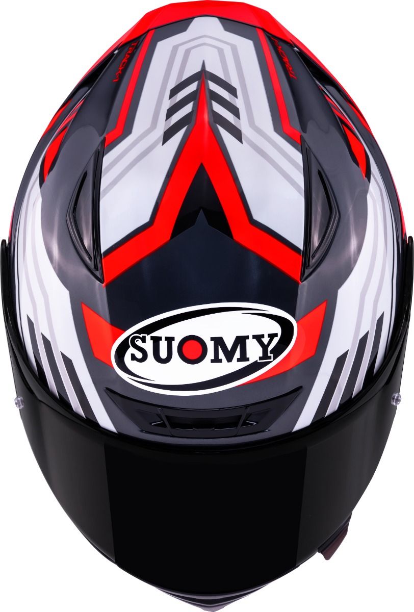CASCO SUOMY TRACK-1 FRAMEWORK WHITE/RED