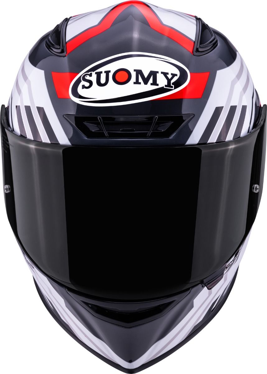 CASCO SUOMY TRACK-1 FRAMEWORK WHITE/RED
