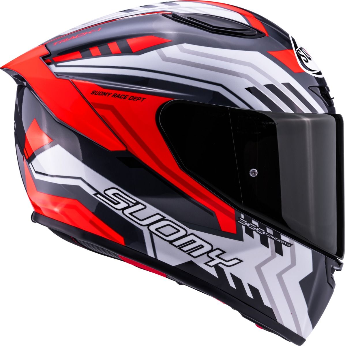 CASCO SUOMY TRACK-1 FRAMEWORK WHITE/RED