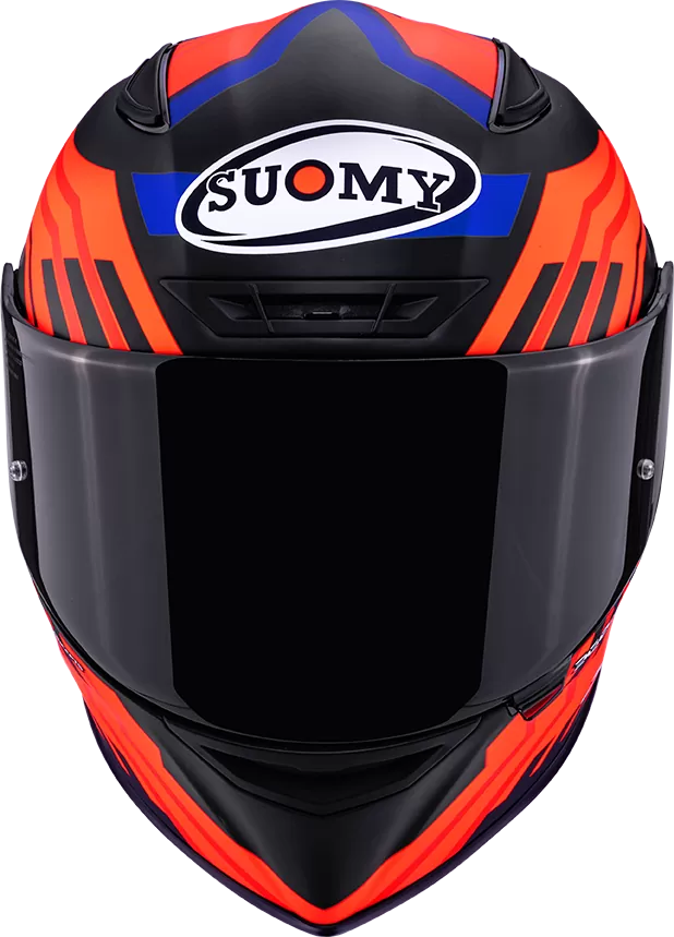 CASCO SUOMY TRACK-1 FRAMEWORK MATT BLACK/RED/BLUE